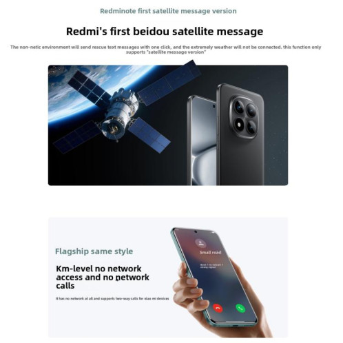 Xiaomi Redmi Note 15 Pro+ 5G, 12 Go + 256 Go, 6,83 pouces, Xiaomi HyperOS 2, Snapdragon 7s Gen 4 Octa Core, Réseau : 5G, NFC (Blanc) SX467W809-024